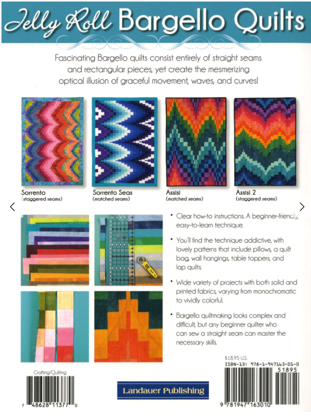 Jelly Roll Bargello Quilts by Karin Hellaby