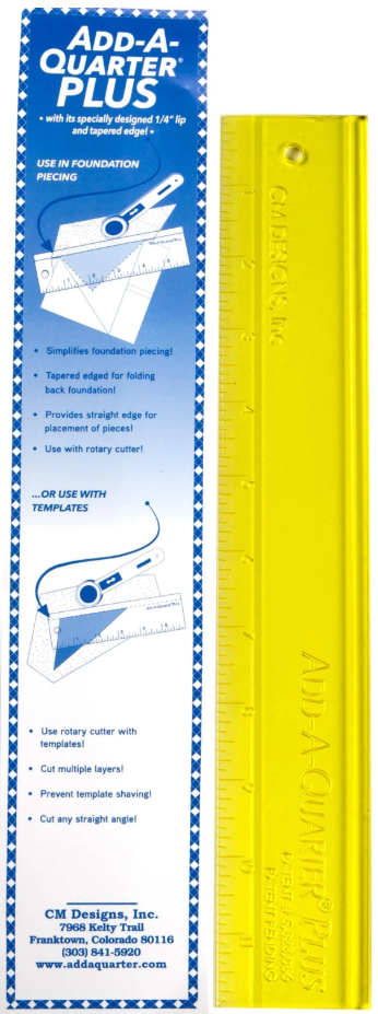 Add-A-Quarter Plus - 12 Inch Ruler