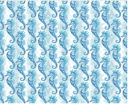 Wonders of the Ocean - Seahorses by Jason Yenter for In the Beginning Fabrics