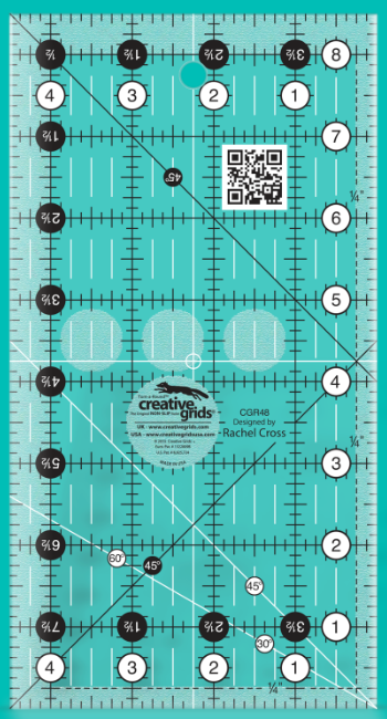 Creative Grids - CGR48 4 1/2" x 8 1/2" Ruler