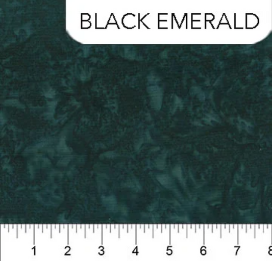 Banyan Shadows - Black Emerald 81300-690 by Banyan Batiks - Northcott