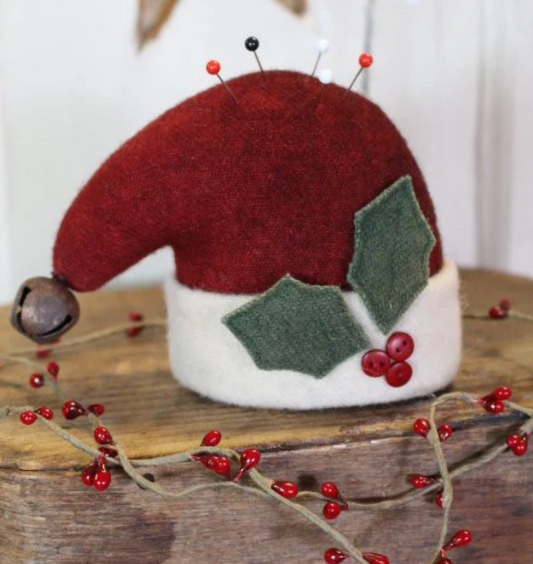 Santa Hat Pin Keep 622 by Cottonwood Creations