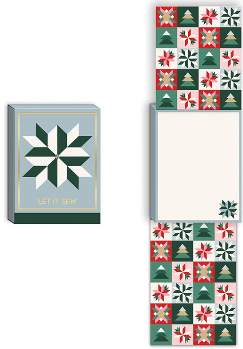 Notepad by MODA - Christmas Quilts - Let It Sew