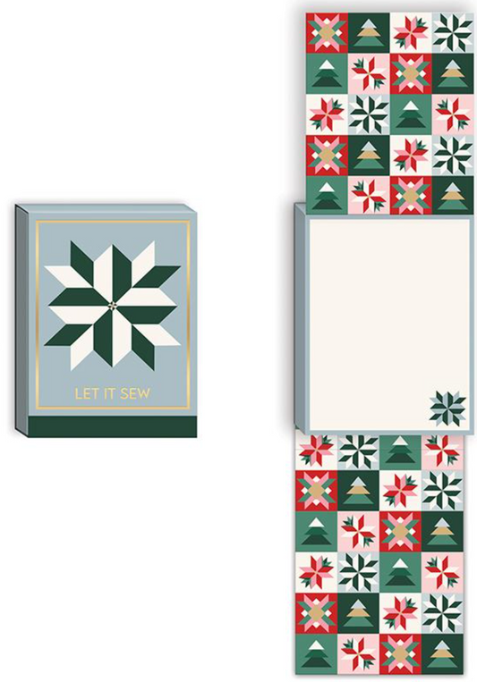 Notepad by MODA - Christmas Quilts - Let It Sew