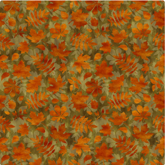 Autumn Celebration - Leaves 6AUT2 by Jason Yenter for In the Beginning Fabrics