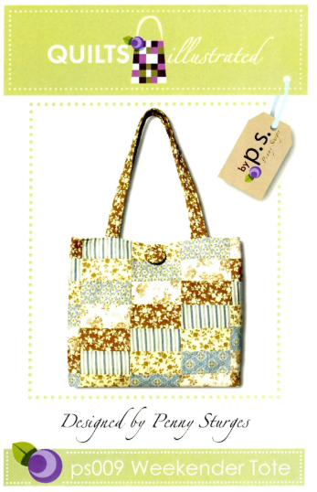 Weekender Tote ps009 Pattern by Penny Sturges