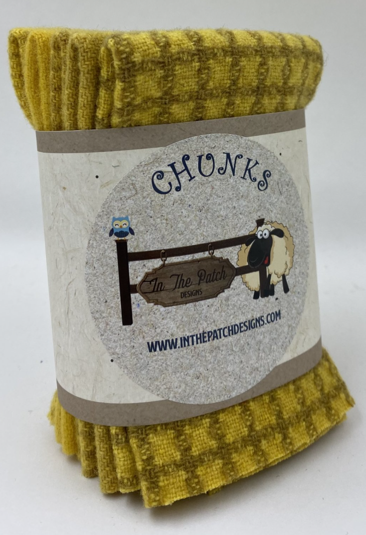 Chunks - Wool Chunks - Sunflower WK7025 by In The Patch Designs