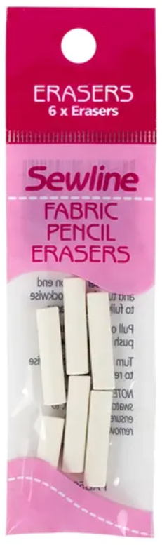 Sewline Fabric Pencil Erasers