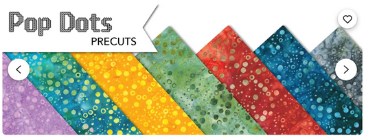 Pop Dots - 32 Chip Pack 5" Squares by Banyan Batiks