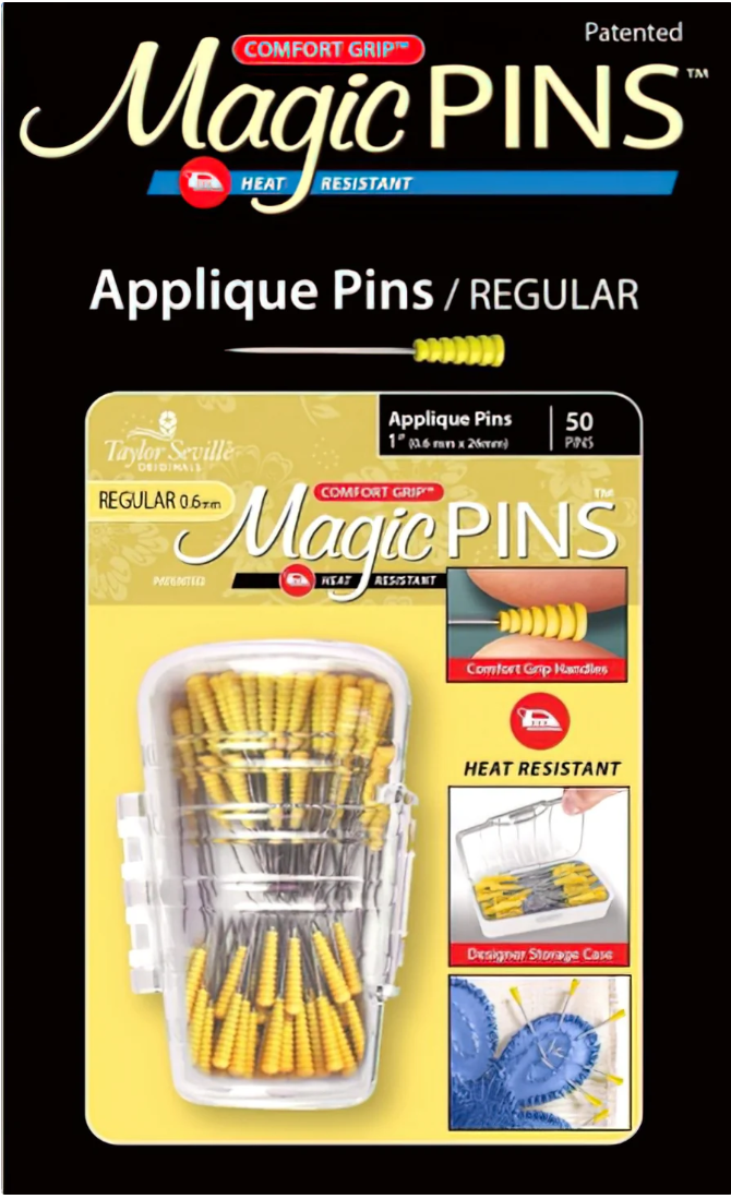 Magic Pins -  Applique Pins 1" Regular 0.6 Pkg of 50