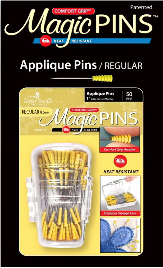Magic Pins -  Applique Pins 1" Regular 0.6 Pkg of 50