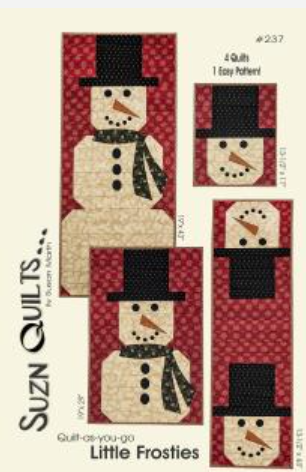 Little Frosties - Quilt-as-You-Go Pattern by Suzn Quilts