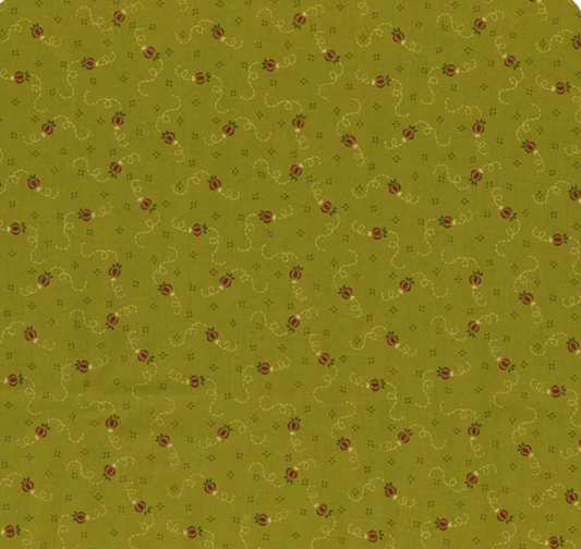 Autumn Farmhouse -&nbsp;Kiwi Meandering Pomegranate 976&nbsp; 66 by Henry Glass &amp; Co.