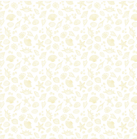 Beach Vista - Seashell Tonal 698 Sand by Elizabeth's Studio