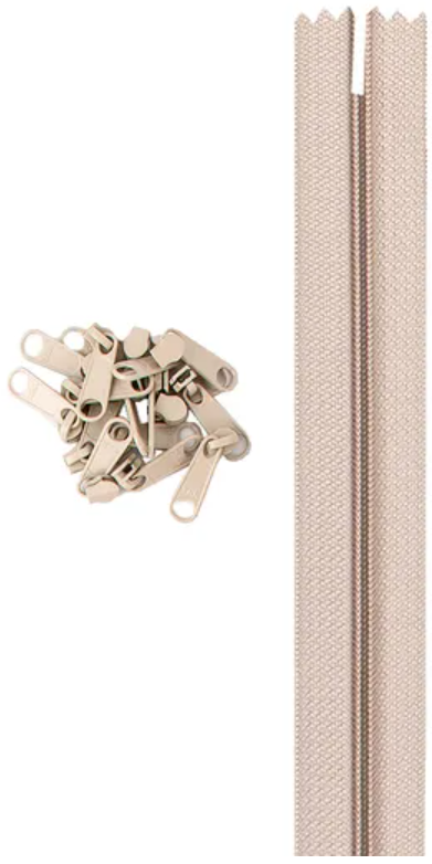 Zippers by the Yard by Annie - Natural #130