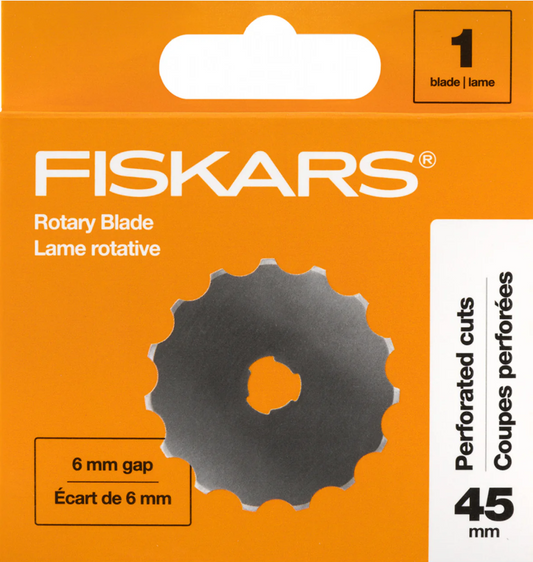 Fiskars - 45mm Perforated Cuts Rotary Blade (1)
