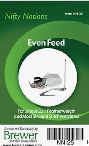 Even Feed Walking Foot - Singer Featherweight &amp; Most Straight Stitch Machines by Nifty Notions