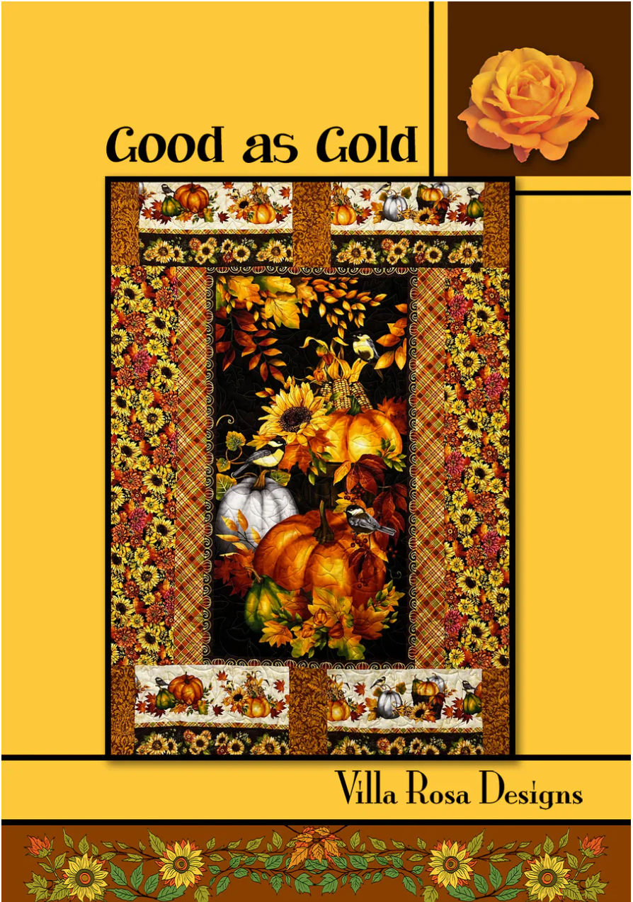 Good as Gold Panel Pattern by Villa Rosa Designs