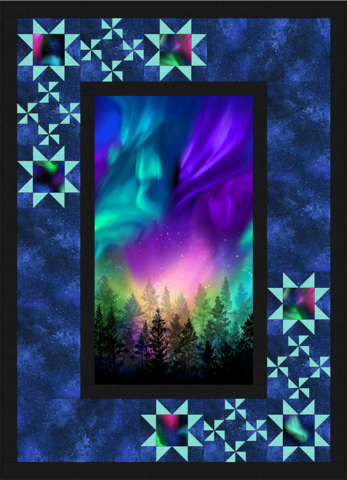 Astral Vision - A Panel Pattern by Bound to be Quilting