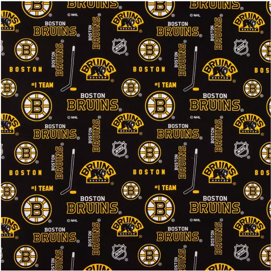 NHL Boston Bruins Trademark Fabric 169-BRU by Sykel Enterprises