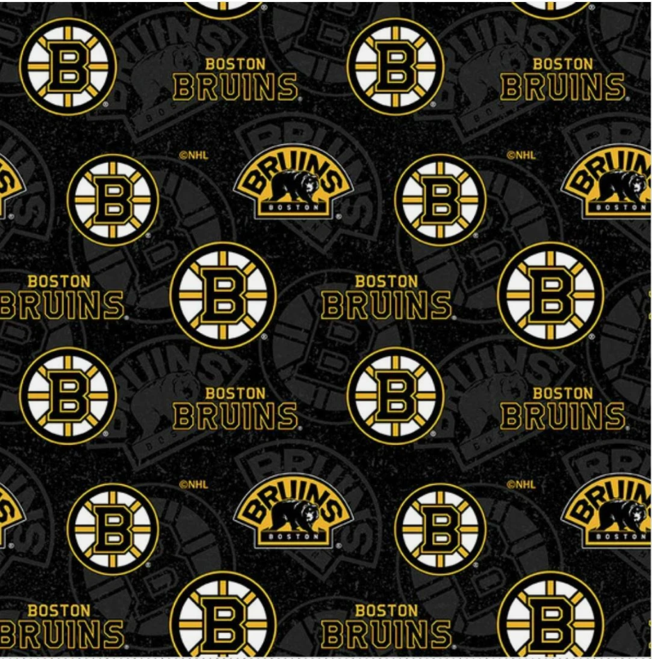 NHL Boston Bruins Trademark Fabric Tone on Tone 1199BRU by Sykel Enterprises