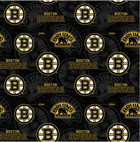 NHL Boston Bruins Trademark Fabric Tone on Tone 1199BRU by Sykel Enterprises