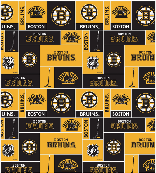 NHL Boston Bruins Trademark Fabric Block CTN 840-BRU by Sykel Enterprises