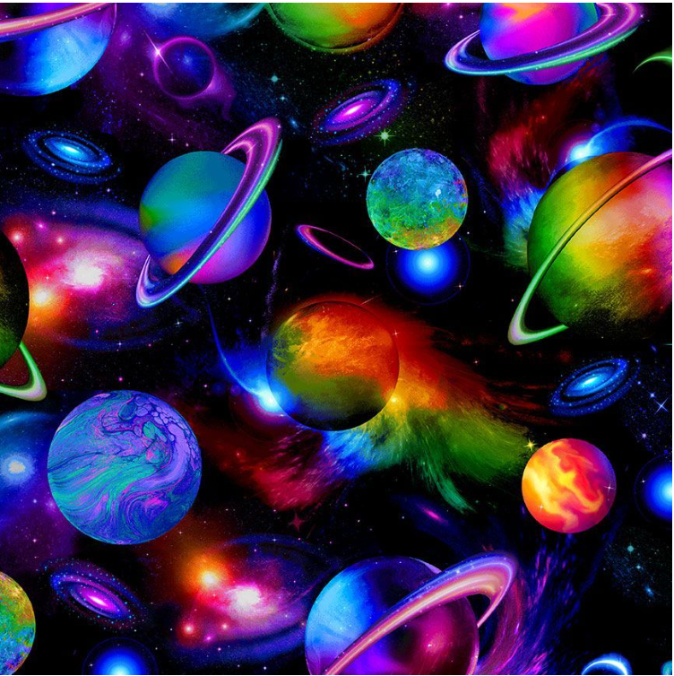 Bright Solar System - CD3771 by Timeless Treasures
