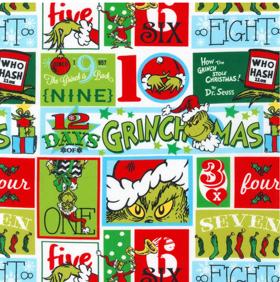 How the Grinch Stole Christmas - 12 Days ADED-20275-223 by Dr. Seuss Enterprises for Robert Kaufman