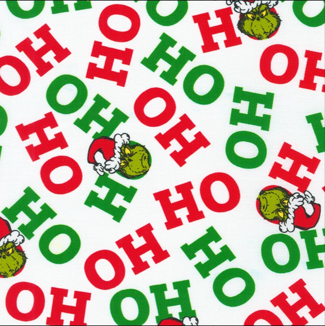 How the Grinch Stole Christmas - Holiday Ho Ho Ho ADED-20997-223 by Dr. Seuss Enterprises for Robert Kaufman