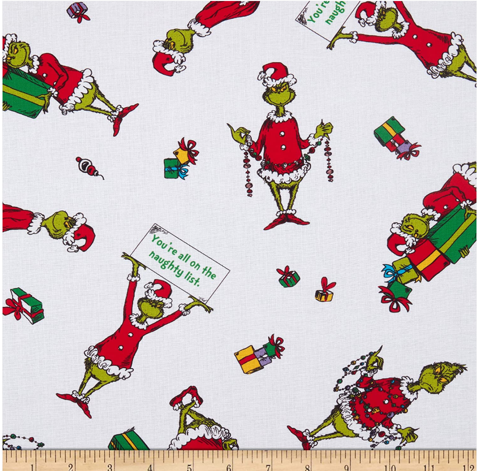 How the Grinch Stole Christmas - Holiday Presents ADED-20996-223 by Dr. Seuss Enterprises for Robert Kaufman