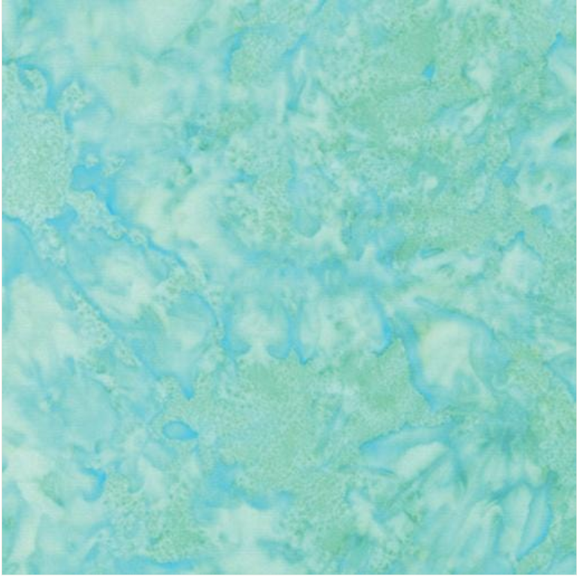 Bali Palettes Caribbean- Granite Aqua Batik 9217-53 by Benartex