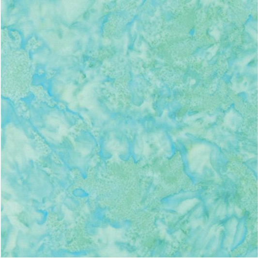 Bali Palettes Caribbean- Granite Aqua Batik 9217-53 by Benartex