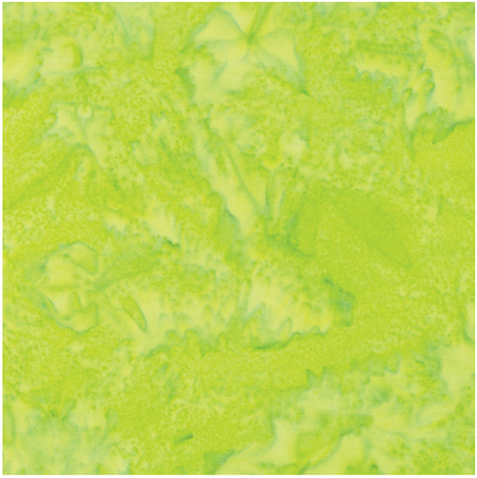 Bali Palettes Caribbean- Marbelized Kiwi Batik 9209-40 by Benartex