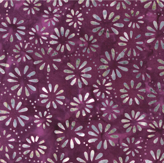 Bali Palettes Berries - Daisy Violet 9211-64 by Benartex
