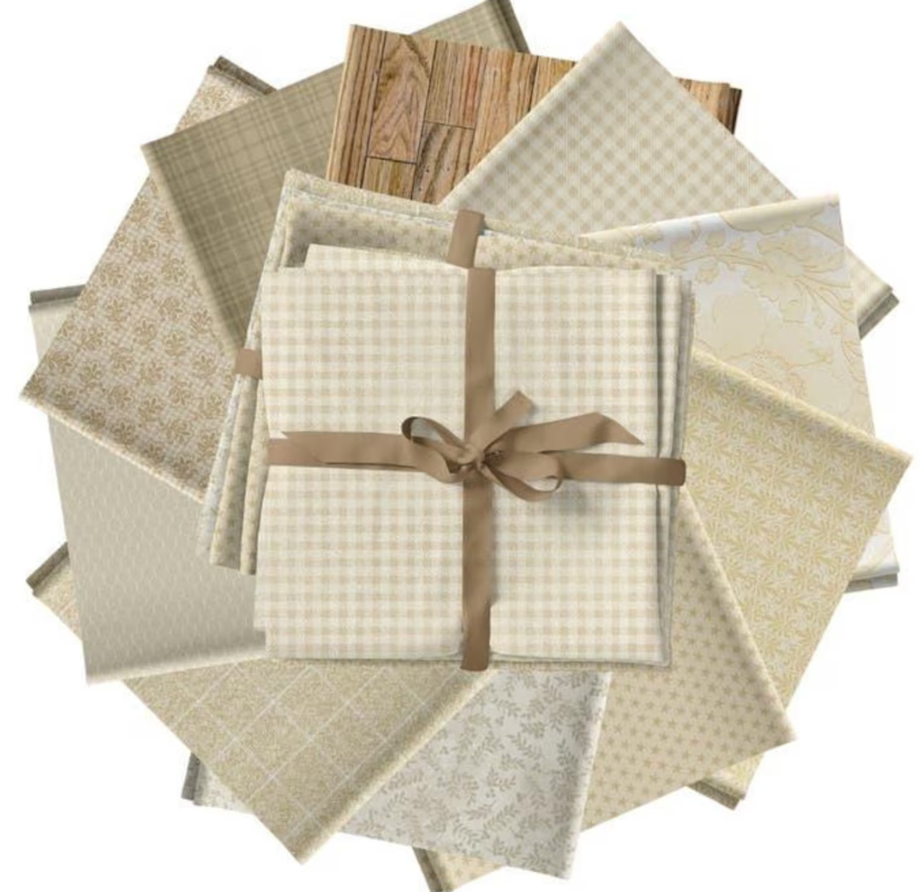 Color Elements Neutral - Fat Quarter Bundle of 10 by Benartex