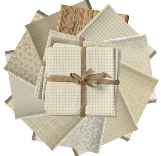 Color Elements Neutral - Fat Quarter Bundle of 10 by Benartex