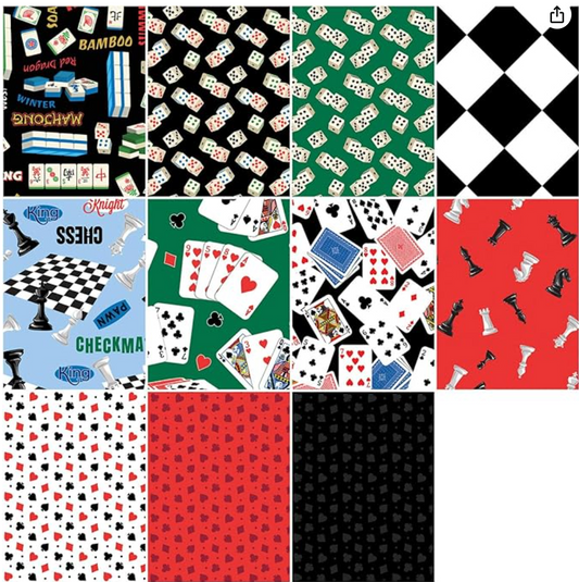 Let's Play - 11 Piece Fat Quarter Bundle for Benartex