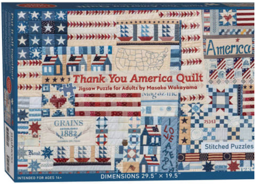 Puzzle - Thank You America Quilt - 1000 Piece Puzzle