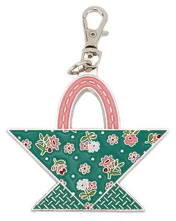 Happy Charm - Gentler Times Flower Basket ST-42323 by Lori Holt for Riley Blake