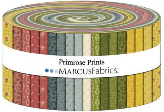 Primrose Prints -  40 Piece 2 1/2" Design Roll by Marcus Fabrics