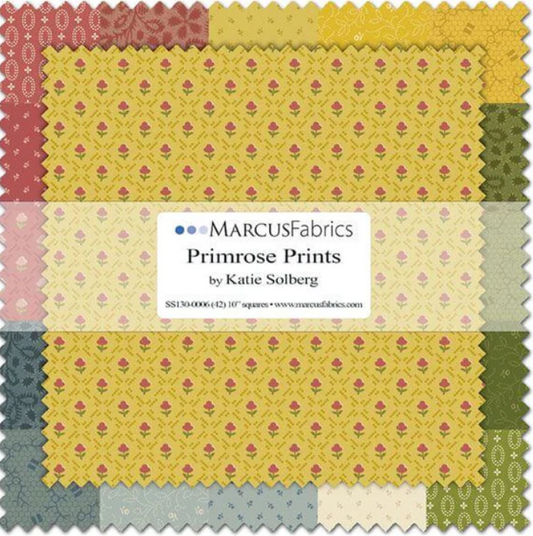 Primrose Prints - 42 Piece 10" Squares SS130-0006 by Marcus Fabrics