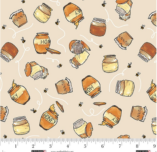 Classic Winnie Minky - Honeypots 8769MK-34 Lt. Orange by W.A. Dodge for Studio E