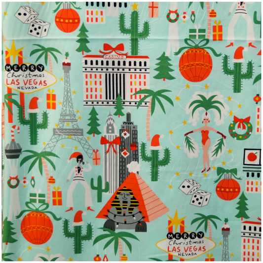 Christmas Time - Viva Vegas Holiday DE#8838 by Alexander Henry Fabrics