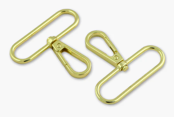 Sallie Tomato - 2" Swivel Hooks Pkg of 2 Gold