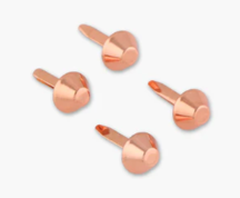 Sallie Tomato - 1/2" Bag Feet Rose Gold Set of 4
