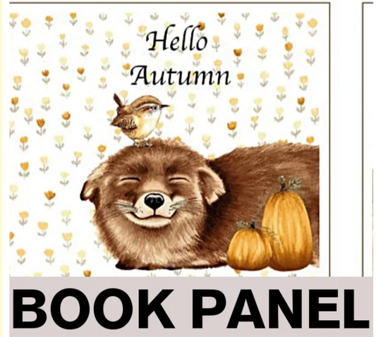 Hello Autumn - Fabric Book Panel by Henry Glass &amp; Co.