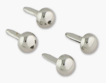 Sallie Tomato - 1/2" Bag Feet Silver Set of 4