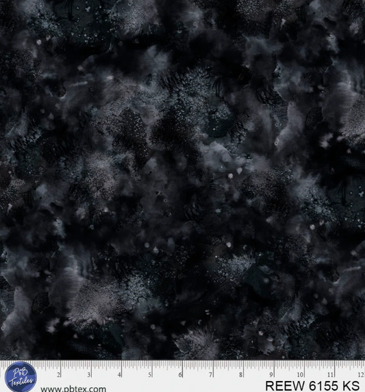 108" Reef - Underwater Texture Black/Gray Tones 06155 KS by P & B Textiles
