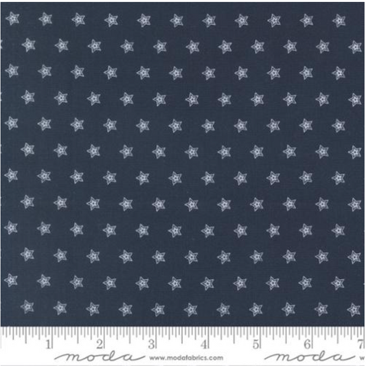 American Gatherings III - Primitive Gatherings Navy 49324 16 by Moda